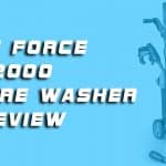 The force 2000 pressure washer