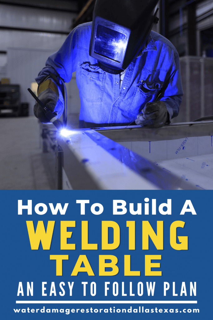 how to build a welding table